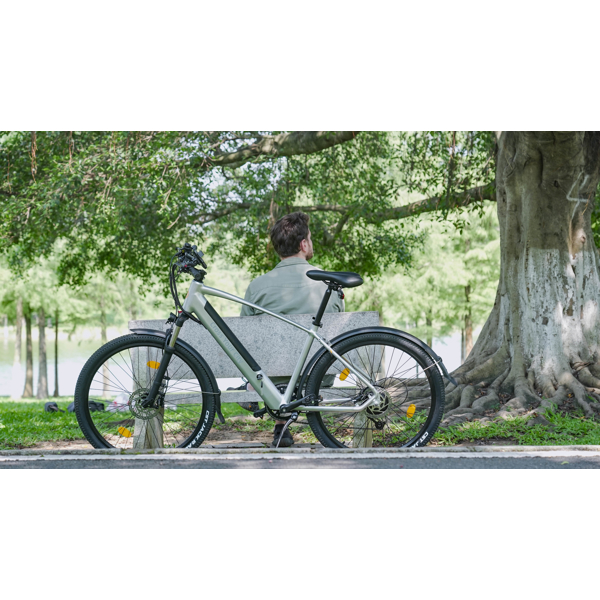 ელექტრო ველოსიპედი ADO DECE 300C, 250W, Smart APP, Electric Bike, 25KM/H, Silver