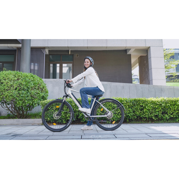 ელექტრო ველოსიპედი ADO DECE 300C, 250W, Smart APP, Electric Bike, 25KM/H, Silver