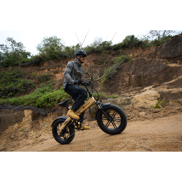 ADO A20F Beast, 500W, Smart APP, Folding Electric Bike, 25KM/H, Sand