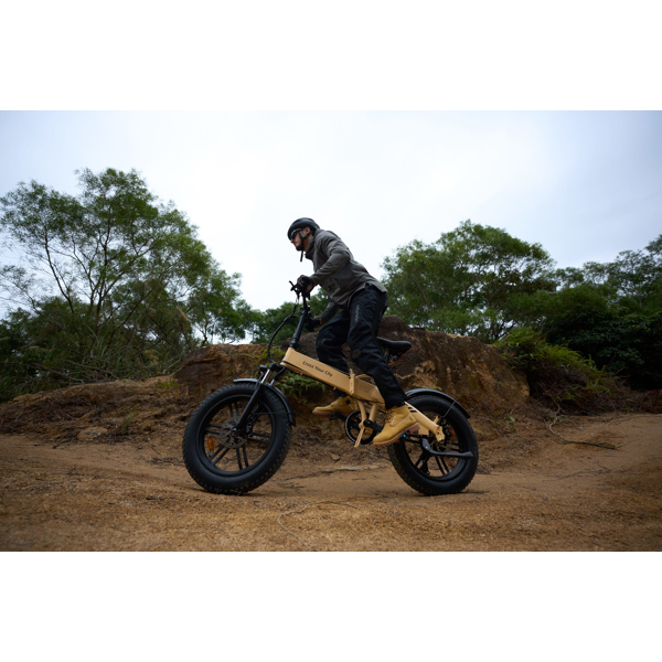 ADO A20F Beast, 500W, Smart APP, Folding Electric Bike, 25KM/H, Sand