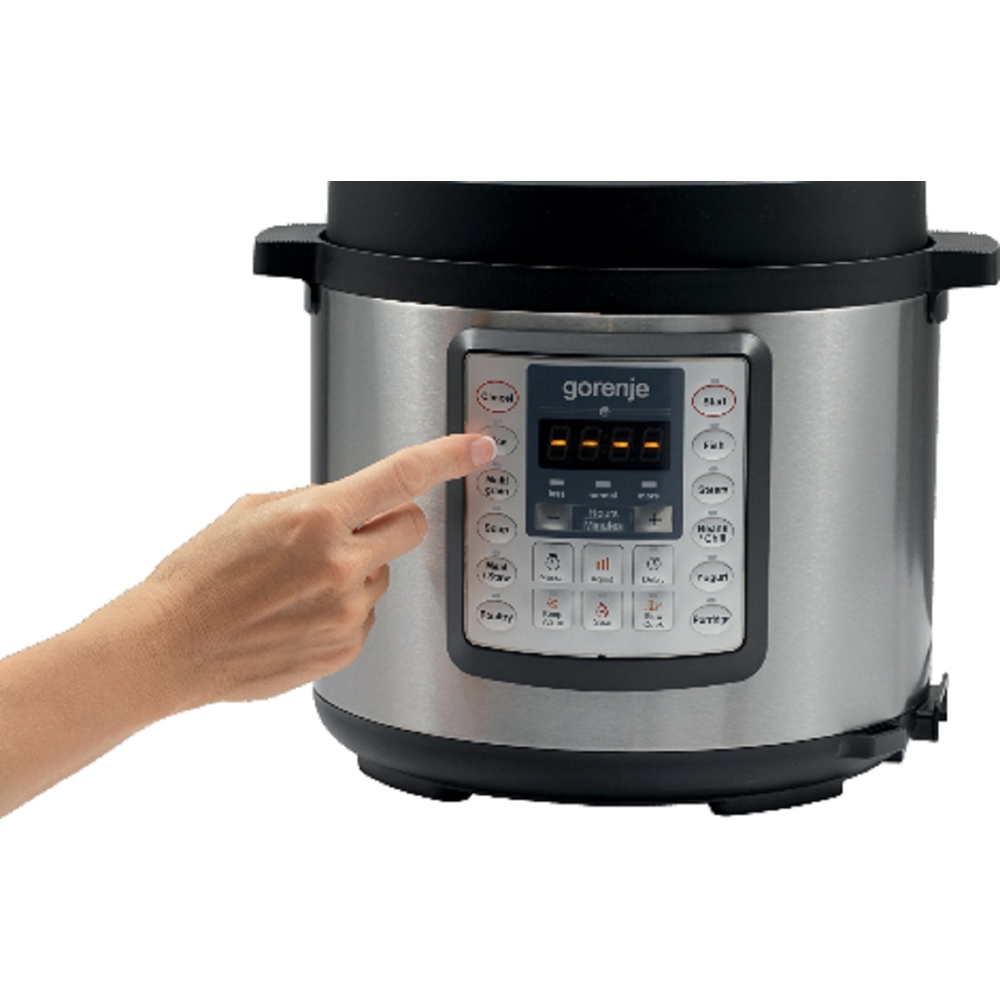 მულტსახარში Gorenje MC6MBK, 1000W, 6L, Multifunction Cooker, Silver