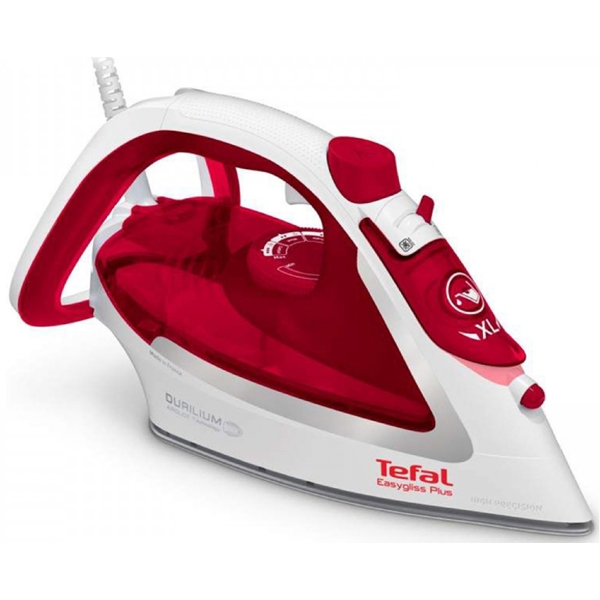 ორთქლის უთო Tefal FV5717E0, 2500W, Steam Iron, Red/White