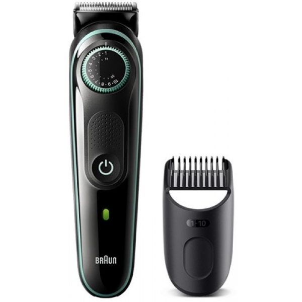 თმის საკრეჭი Braun BT3341 BLK/VTGRN BOX/D, Hair Trimmer, Black