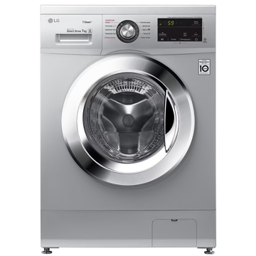 სარეცხი მანქანა LG F2J3HS4L.ALSPCOM, 7Kg, A, 1200Rpm, 73Db, Washing Machine, Silver