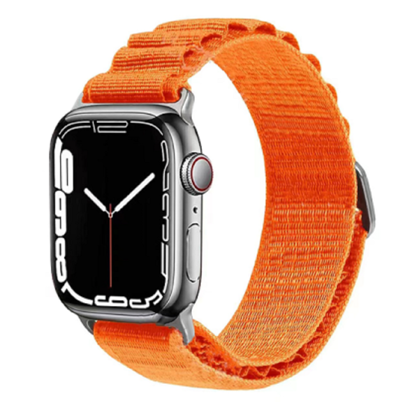 სმარტ საათის სამაჯური Wiwu 42/44/45/49 Nylon, Apple Watch Strap, Orange