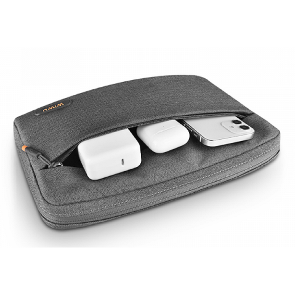 Wiwu Pilot Travel Pouch, Organizer Bag, Gray