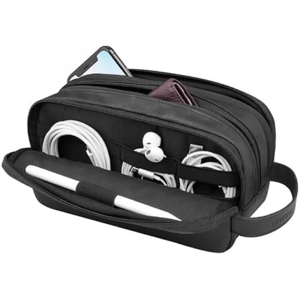 Wiwu Salem Travel Pouch, Organizer Bag, Black