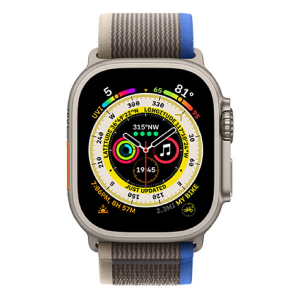 სმარტ საათის სამაჯური Wiwu 38/40/41 Trail Loop, Apple Watch Strap, Blue/Gray