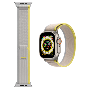 სმარტ საათის სამაჯური Wiwu 38/40/41 Trail Loop, Apple Watch Strap, Yellow/Ivory