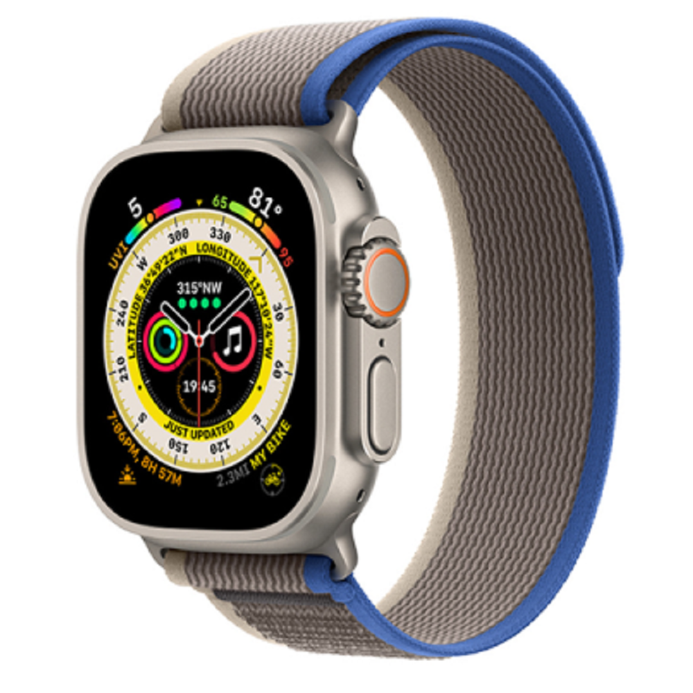 Wiwu 42/44/45/49 Trail Loop, Apple Watch Strap, Blue/Gray	