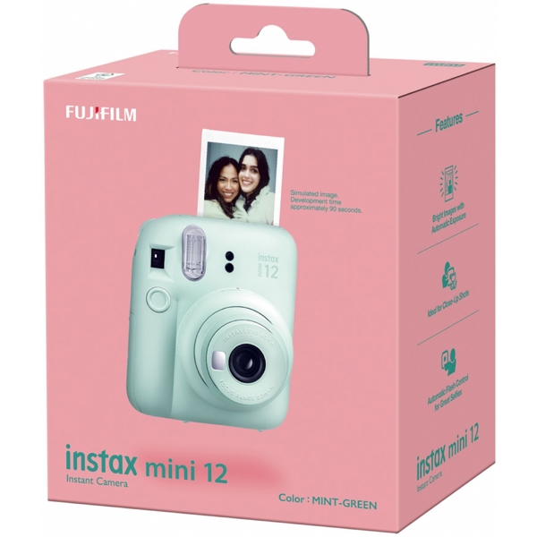 ფოტოაპარატი Fujifilm Instax Mini 12, Instant Camera, Mint Green