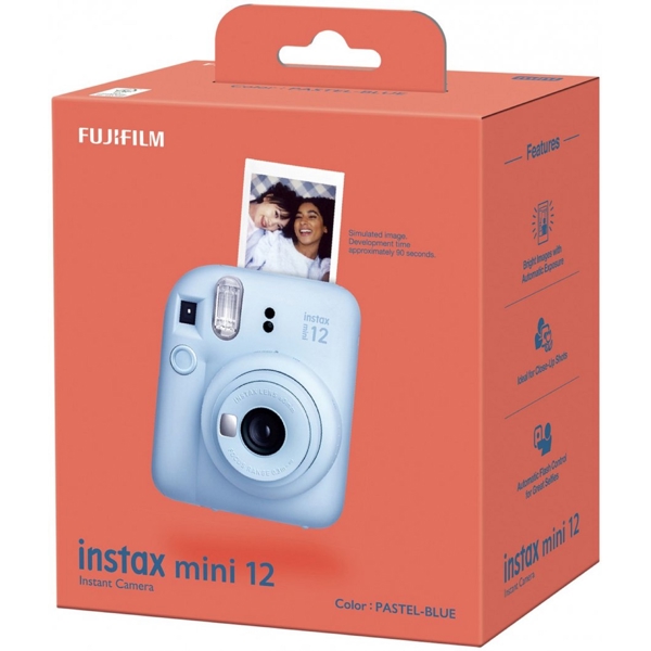 Fujifilm Instax Mini 12, Instant Camera, Pastel Blue