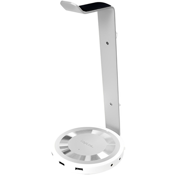 ყურსასმენის სადგამი Logilink UA0304, Headset Stand, Silver