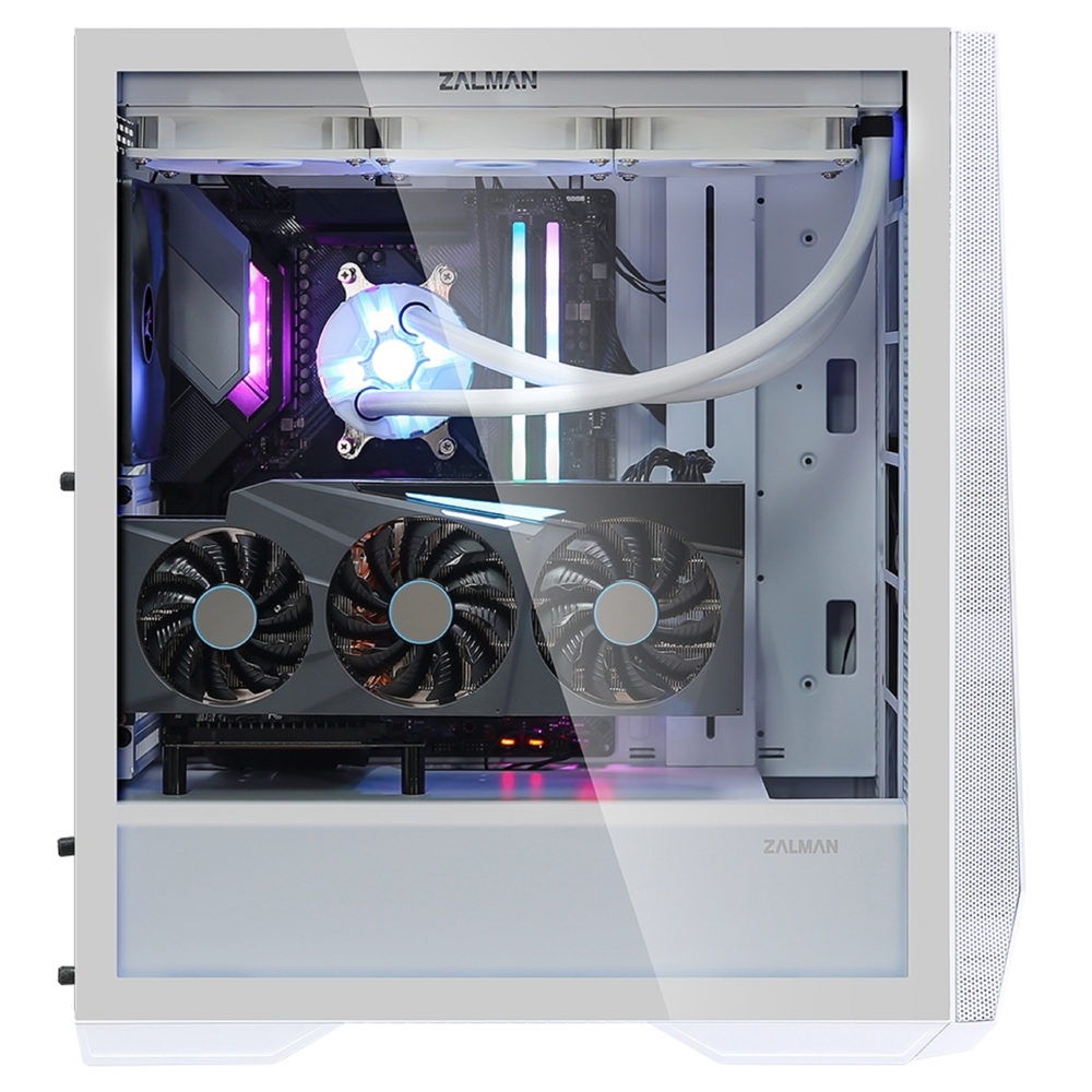 Zalman Z9ICEBERGWH Z9 ICEBERG, Computer Case, MidT, E-ATX, ATX, Mini-ITX, Micro-ATX, 2xUSB 2.0, 2xUSB 3.0, USB 3.1, White