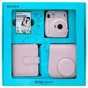 ფოტოაპარატი და აქსესუარები Fujifilm Instax Mini 11 Bundle Box, Pink