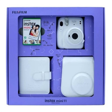 Fujifilm Instax Mini 11 Bundle Box, Ice White