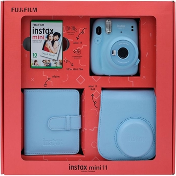 ფოტოაპარატი და აქსესუარები Fujifilm Instax Mini 11 Bundle Box, Sky Blue