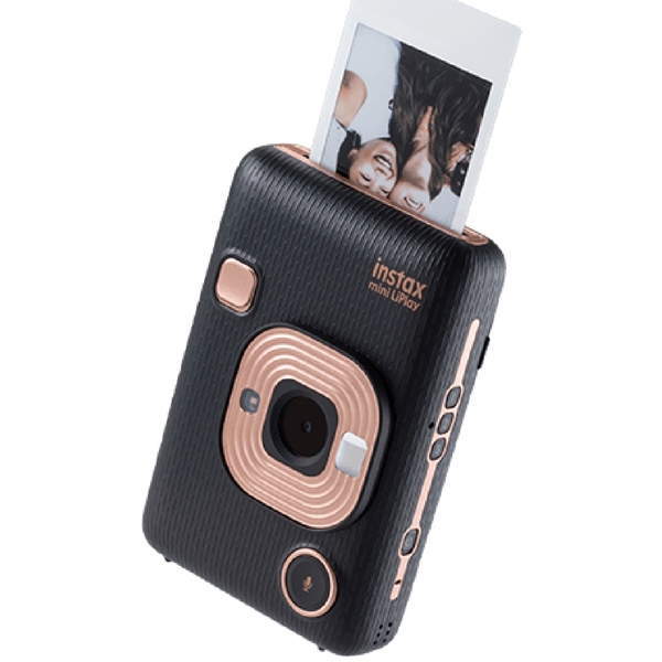 Fujifilm Instax Mini Liplay, Instant Camera, Elegant Black