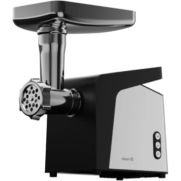 Deerma DEM-JR200W, 1400W, Meat Grinder, Black/Silver