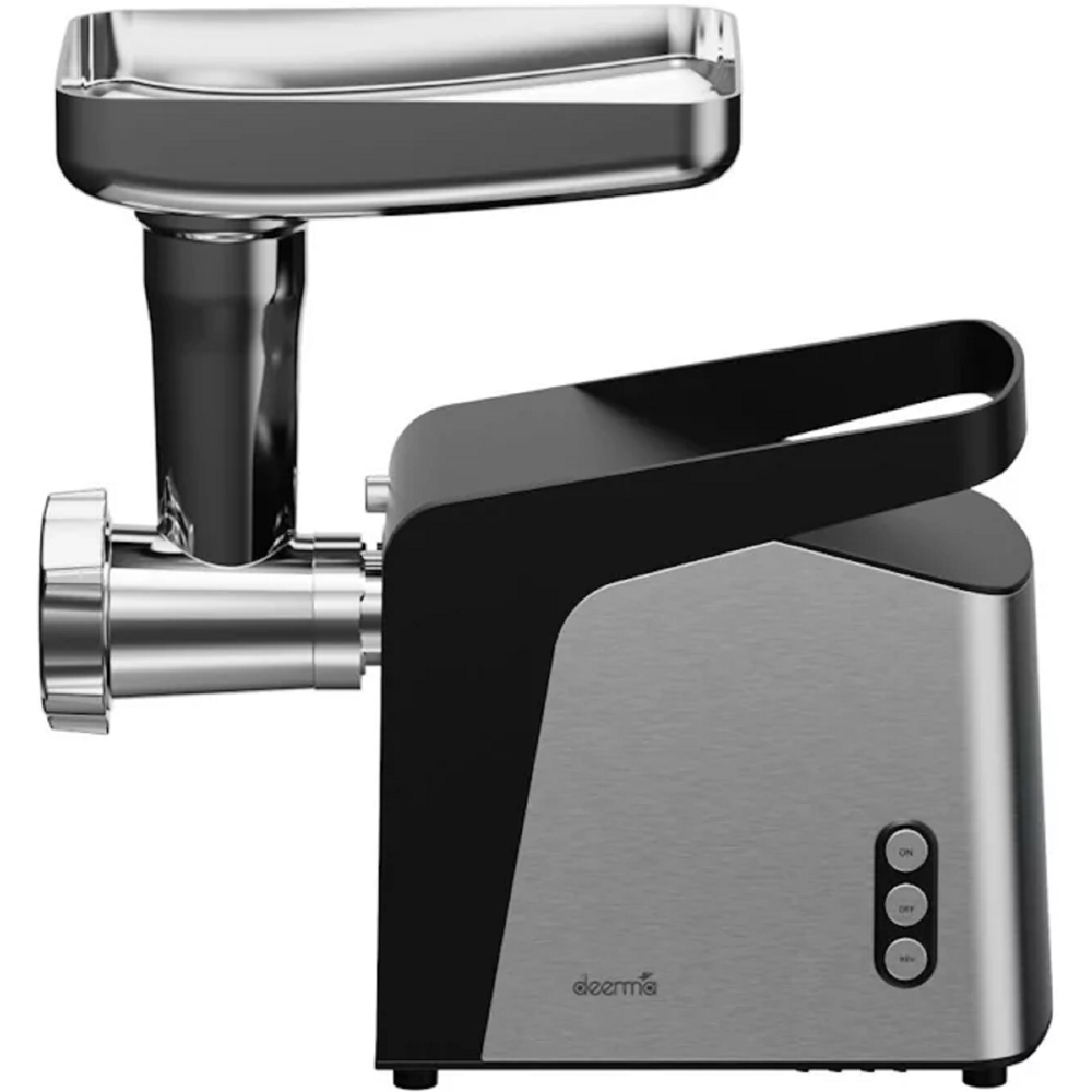 Deerma DEM-JR200W, 1400W, Meat Grinder, Black/Silver