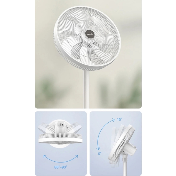 ვენტილატორი Xiaomi Deerma DEM-FD10W, 60W, Fan, White