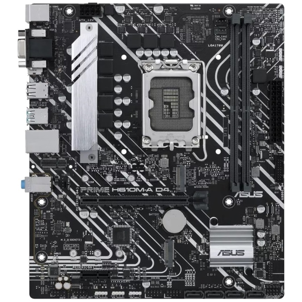 Asus 90MB19P0-M0EAYC PRIME H610M-A D4-CSM, LGA 1700, DDR4, DIMM, 64GB