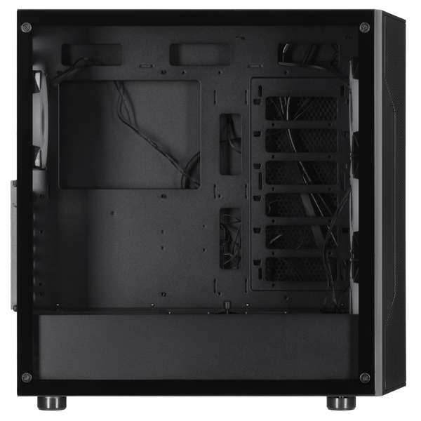 ქეისი 2E 2E-G4301 SPLENDOR, Computer Case, MidT, ATX, Mini-ITX, Micro-ATX, EATX, 2xUSB, Black