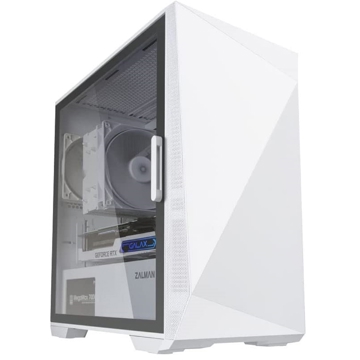 ქეისი Zalman Z1ICEBERGWH Z1 ICEBERG, Computer Case, MidT, Mini-ITX, Micro-ATX, USB 2.0, 2xUSB 3.0, White