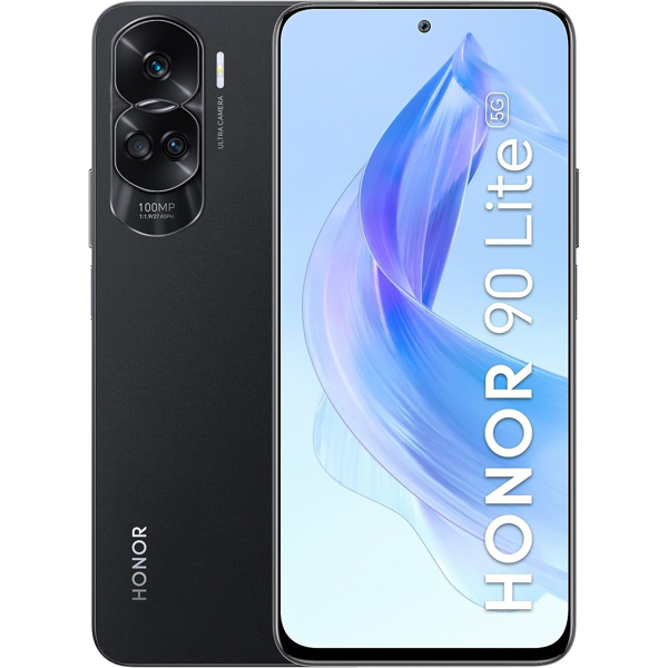 მობილური ტელეფონი Honor 90 Lite, 8GB, 256GB, Dual Sim, 5G, Midnight Black