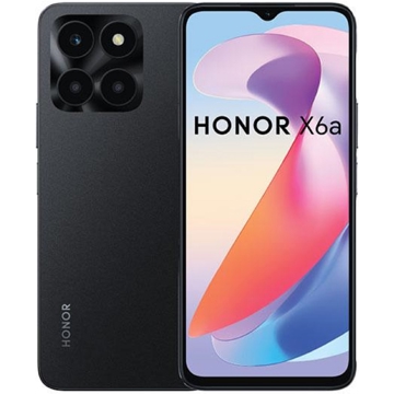 მობილური ტელეფონი Honor X6a, 4GB, 128GB, Dual Sim, LTE, NFC, Midnight Black