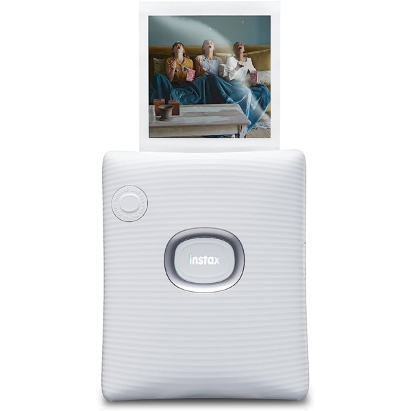 Fujifilm Instax Square Link, Bluetooth, USB-C, Portable Photo Printer,  Ash White