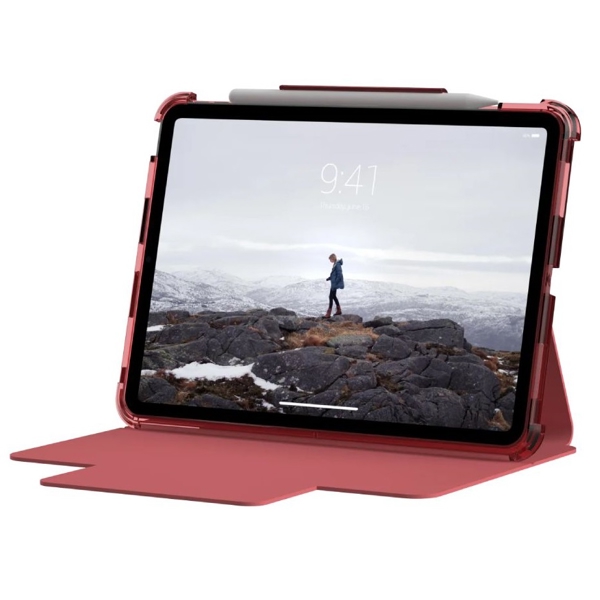 პლანშეტის ქეისი UAG 12329N319898 Lucent, 10.9", iPad Air, Cover, Red Clay