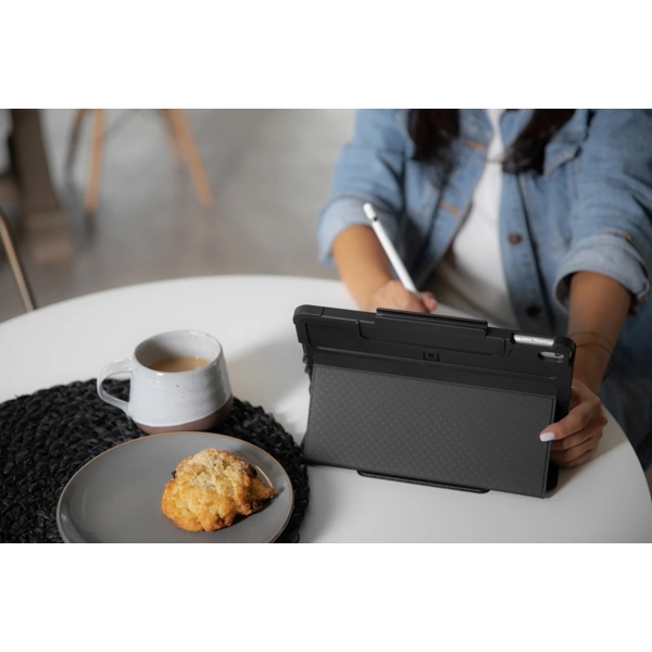 პლანშეტის ქეისი UAG 12191V314040 DOT, 10.2", iPad, Cover, Black