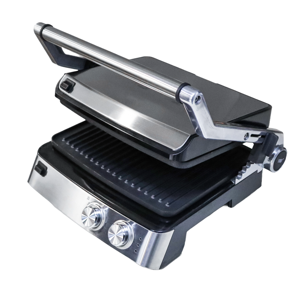 სენდვიჩის აპარატი Ashia CG478-2882, 2000W, Sandwich Maker, Silver