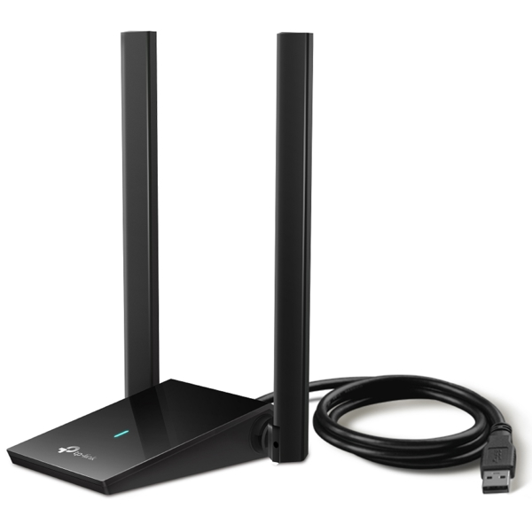 Wi-Fi ადაპტერი Tp-Link Archer TX20U Plus AX1800, Wireless USB Adapter, Black