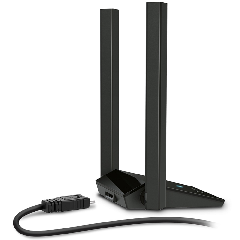 Wifi ადაპტერი Tp-Link Archer TX20U Plus AX1800, Wireless USB Adapter, Black