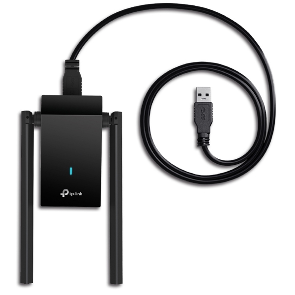 Wi-Fi ადაპტერი Tp-Link Archer TX20U Plus AX1800, Wireless USB Adapter, Black