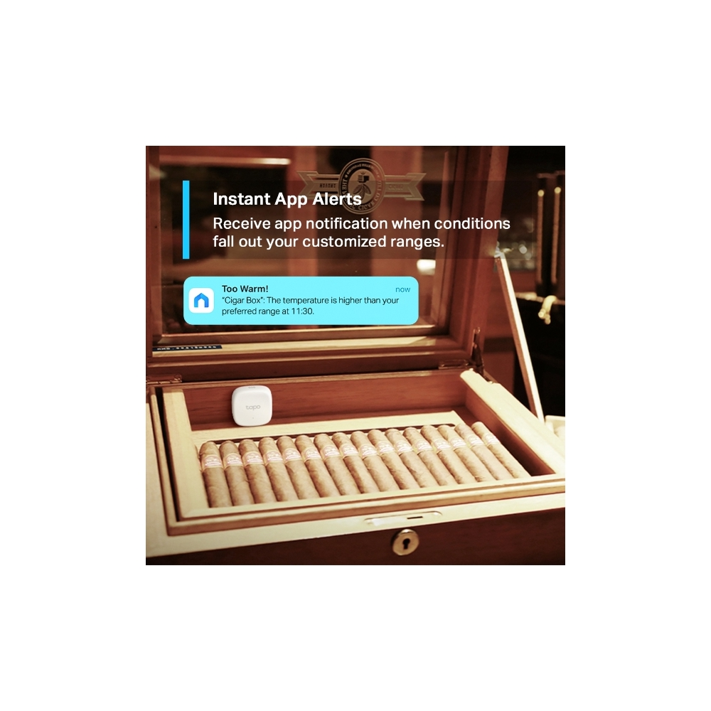 Tp-Link Tapo T310, Smart Temperature And Humidity Sensor, White