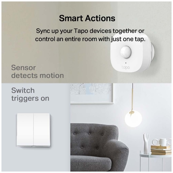 ჭკვიანი ჩამრთველი Tp-Link Tapo S220, Smart Light Switch, White