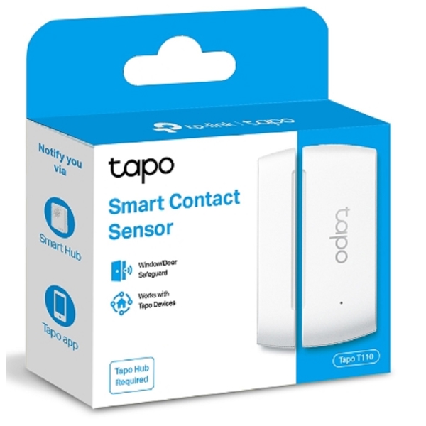 კარის სენსორი Tp-Link Tapo T110, Smart Contact Sensor, White