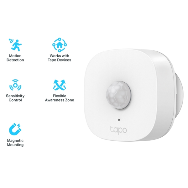 მოძრაობის დეტექტორი Tp-Link Tapo T100, Smart Motion Sensor, White