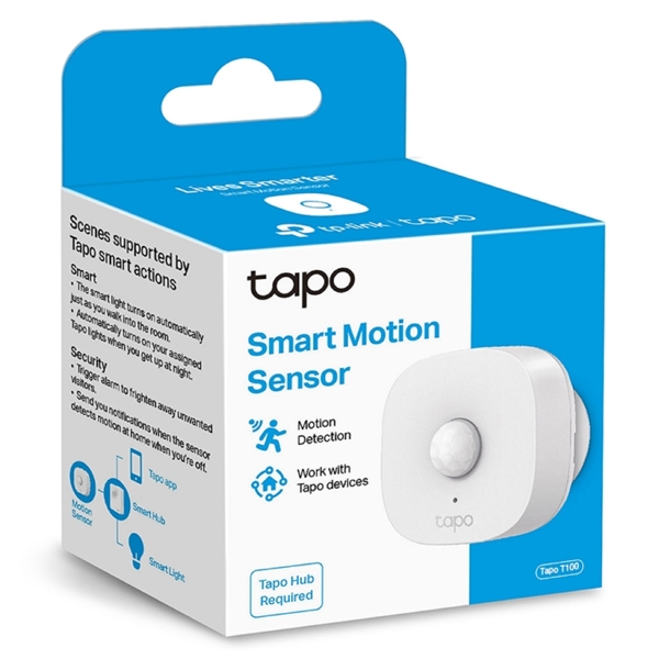 მოძრაობის დეტექტორი Tp-Link Tapo T100, Smart Motion Sensor, White