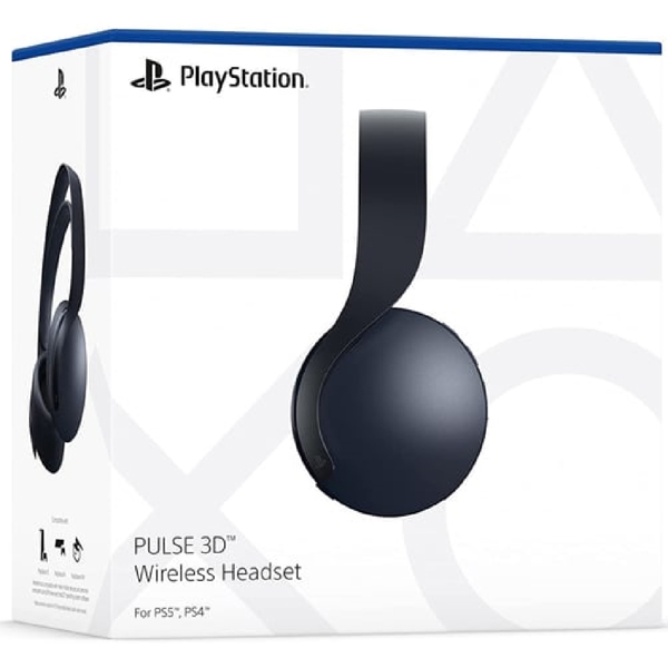 PlayStation 5 PULSE 3D, Headset, Wireless, USB-C, 3.5mm, Black