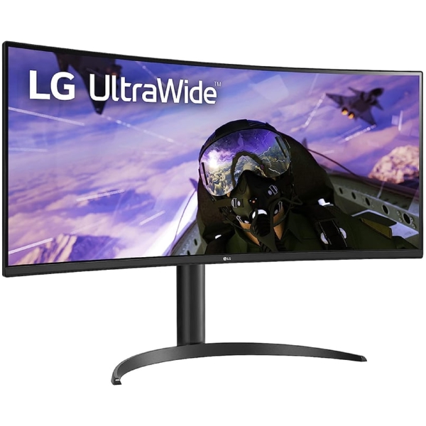 მონიტორი LG 34WP65C-B.AMA, 34", Curved Monitor, QHD, VA, HDMI, DP, Black