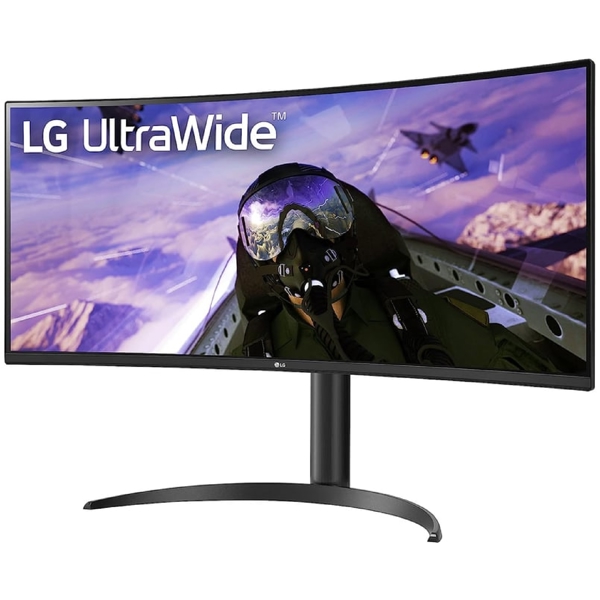 LG 34WP65C-B.AMA, 34", Curved Monitor, QHD, VA, HDMI, DP, Black