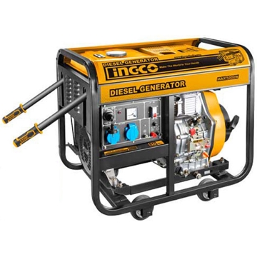 Ingco GDE50001, 4.5kW, Diesel Generator, Orange