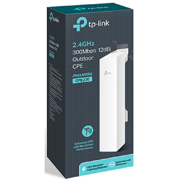 TP-LINK CPE220, 300Mbps, CPE, White