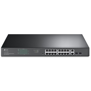 სვიჩი TP-LINK TL-SG1218MPE, 18-Port Gigabit, PoE+ Switch, Black