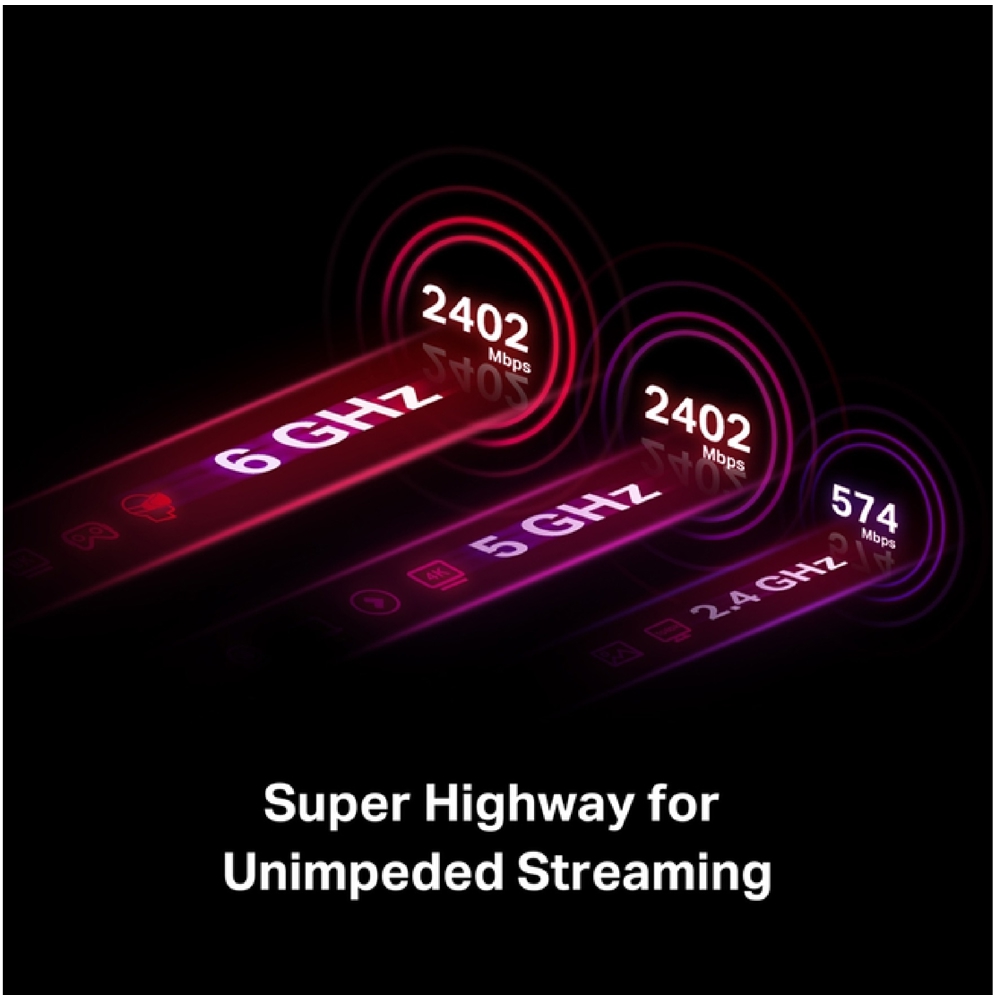 Wifi ადაპტერი TP-LINK ARCHER TXE75E, Network Adapter, Black