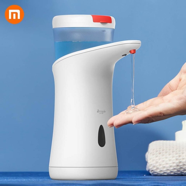 საპნის დისპენსერი Xiaomi Deerma DEM-XS100, Foaming Hand Washer Soap Dispenser, White/Red